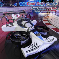 2-in-1 RC Drift Car & Flying Drone Toy for Kids